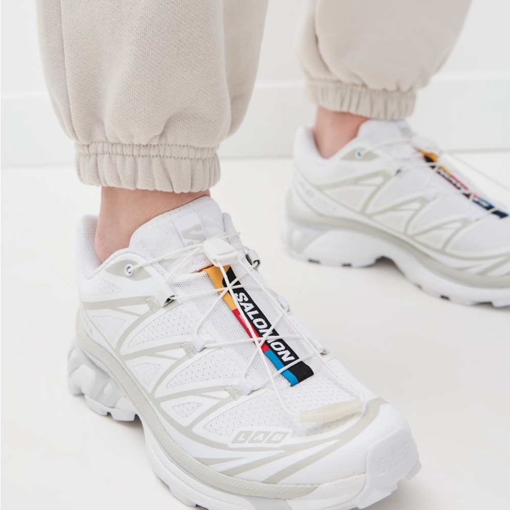Salomon White XT-6 shoes